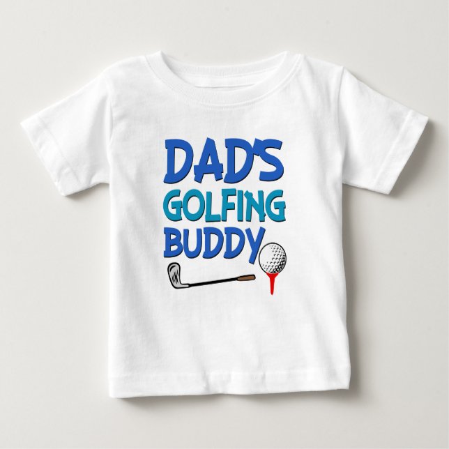 Pappa Golfing Buddy pojke shirt Tröja (Framsida)