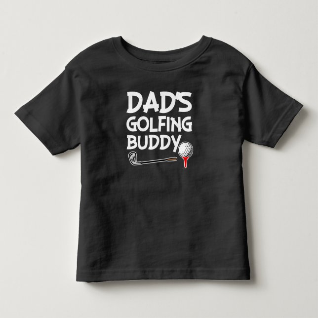 Pappa Golfing Buddy-skjorta T Shirt (Framsida)