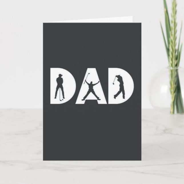 Pappa Golfkort till honom Pappa Golfare Från Dotte Kort (Framsida)
