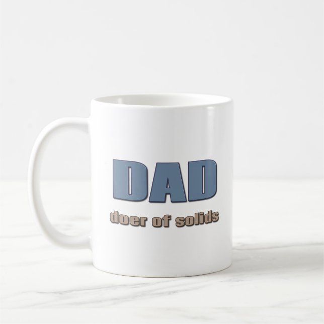 Pappa: Gör-det-solida kaffemugg (Vänster)