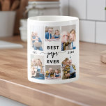 Pappa Grandfather Grandchildren Photo Collage Kaffemugg<br><div class="desc">Fira det speciella bandet mellan Pappa och hans barnbarn med "Pappa Grandfather Grandchildren Photo Collage" Coffee Mugg. Den här personligen keramiska mugg har ett vackert arrangerat fotokollage, fångar värdefulla stunder och värdefulla minnen som delas med hans älskade barnbarn. Den tilltalande titeln "Pappa" på framträdande plats, som visas, gör att den...</div>
