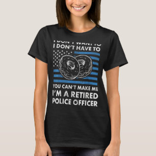 Pappa Grandpa Collegue Retiring Police Officer Ret T Shirt