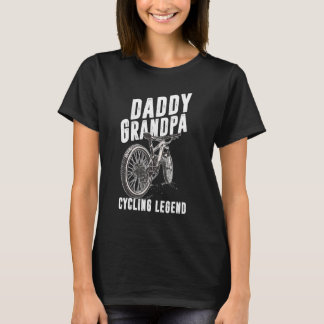 Pappa Grandpa Cycling Legend Bicycle Pappa Cyclist T Shirt