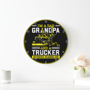 Pappa Grandpa Trucker: Inget Skrämmer mig Stor Klocka