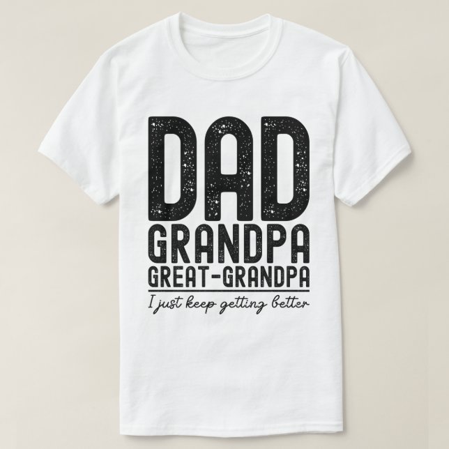 Pappa Grandpa Underbar Grandpa Fars dag Funny T Shirt (Design framsida)
