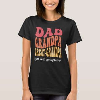 Pappa Grandpa Underbar Grandpa Fars dag T Shirt