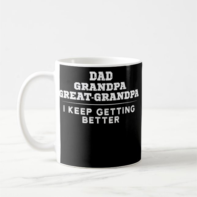 Pappa Grandpa Underbar Grandpa I Behålla att bli b Kaffemugg (Vänster)