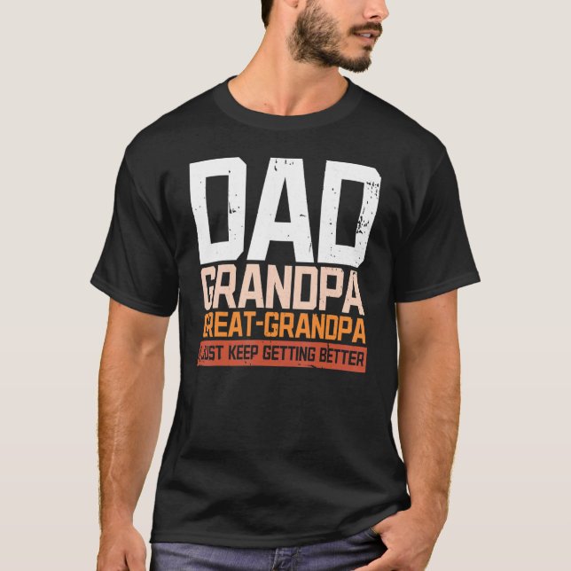 Pappa Grandpa Underbar Grandpa Make Pappa farmpapp T Shirt (Framsida)