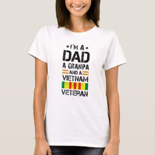 Pappa Grandpa Vietnam Veteran Vintage Manar T Shirt