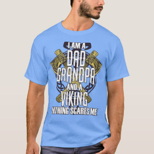 Pappa Grandpa Viking Warrior Norse Mythology Valha T Shirt