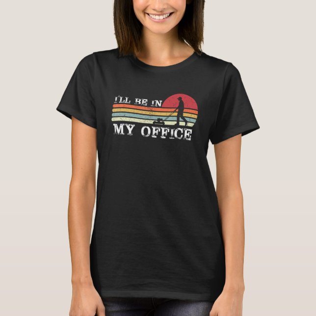  Pappa Gräsmatta Mower 1 T Shirt (Framsida)