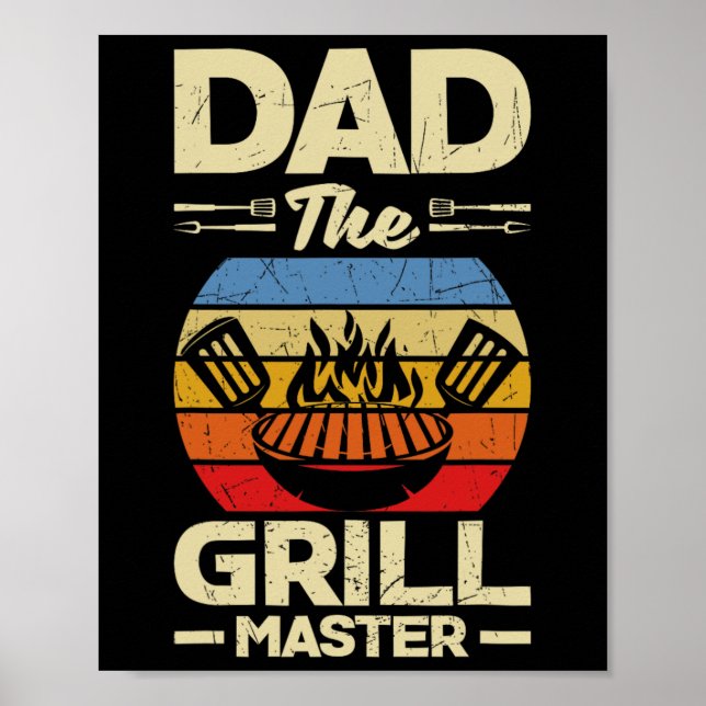 Pappa Grill Fars dag Bbq Poster (Framsidan)