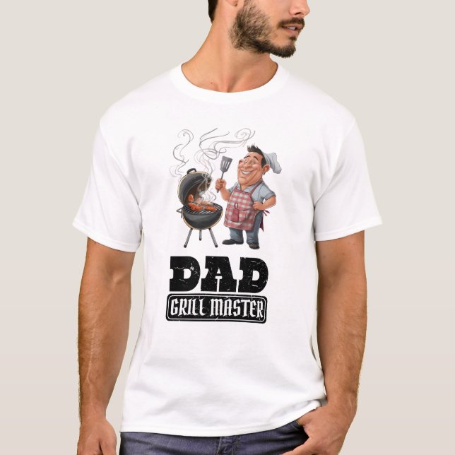 Pappa Grill Master T Shirt (Framsida)