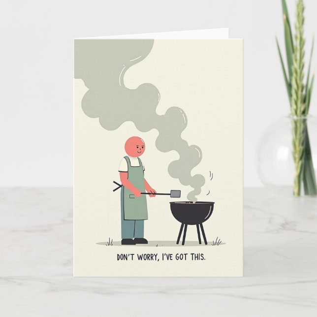 Pappa Grillkort Kort (Framsida)