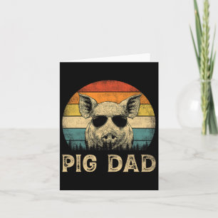 Pappa Gris Gris Älskare Pappa Fars Dag Kort
