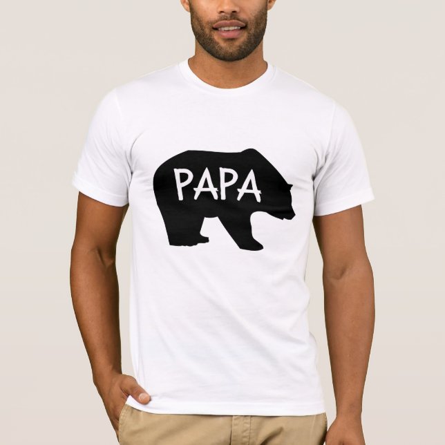 PAPPA GRIZZLY BEAR T-SHIRTS (Framsida)
