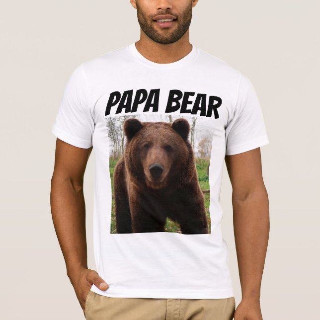 PAPPA GRIZZLY BEAR T-SHIRTS (Framsida)