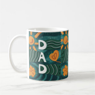 Pappa - Grönten för utvärderingsdagen för Pappa Kaffemugg