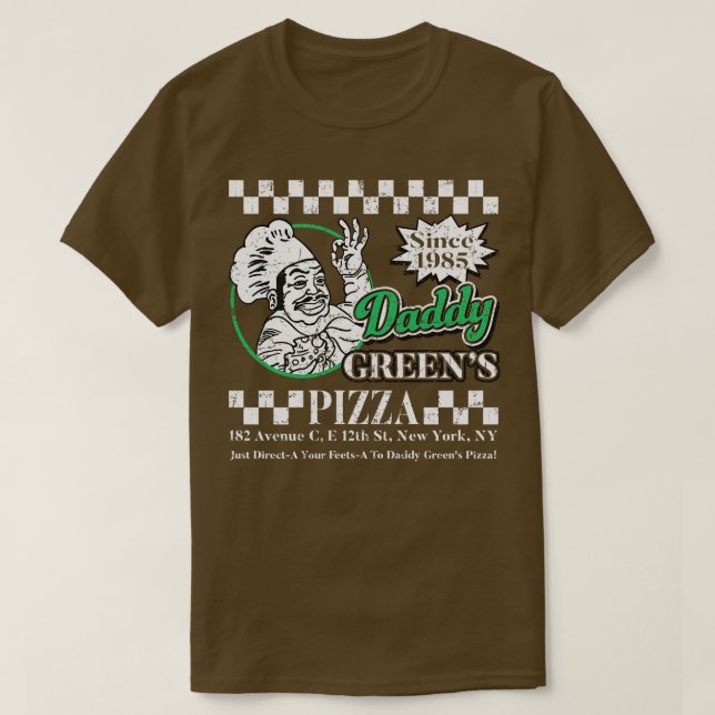 Pappa Grönts Pizza Last Dragon T Shirt (Design framsida)