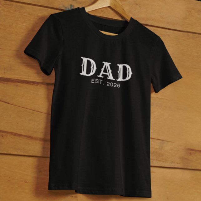 Pappa Grundade Fet Stilren Typografi T Shirt (Skapare uppladdad)