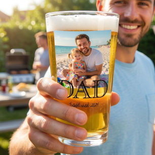 Pappa Grundade Foto Minimal Fars Dag Present Glaskopp