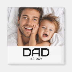 Pappa Grundade Foto Present Magnet