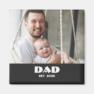 Pappa Grundat Foto Present Magnet