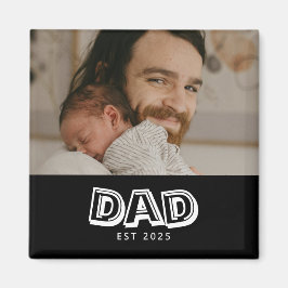 Pappa Grundat Foto Present Magnet
