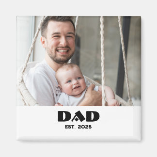Pappa Grundat Foto Present Magnet