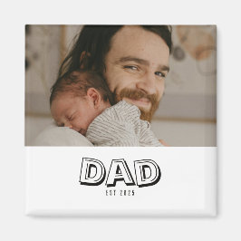 Pappa Grundat Foto Present Magnet