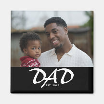 Pappa Grundat Foto Present Magnet