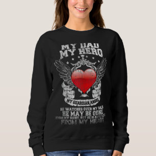 Pappa Guardian Angel Hero Fars dag Remembran T Shirt