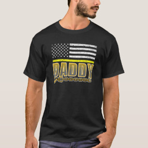 Pappa Gult Thin Line 911 Polisen Dispatcher Tow T Shirt