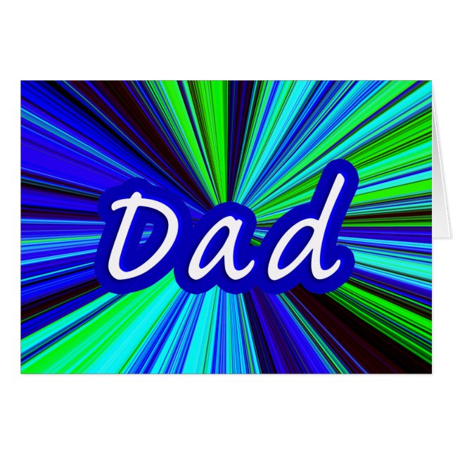 Pappa Hälsningskort (Framsidan Horizontal)