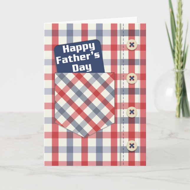 Pappa, hälsningskort för Fars dag, Lycklig Pappor Kort (Framsida)