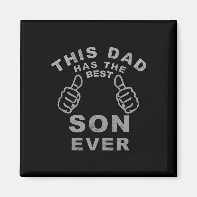Pappa har den bästa son som Fars dag har gett ut f Magnet (Framsidan)