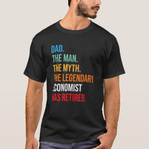 Pappa har den legendariska ekonomen dragit sig til t shirt