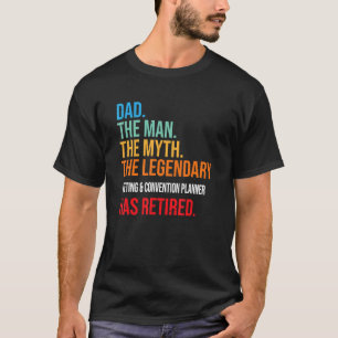 Pappa har det förklarande mötet och konventets pro t shirt
