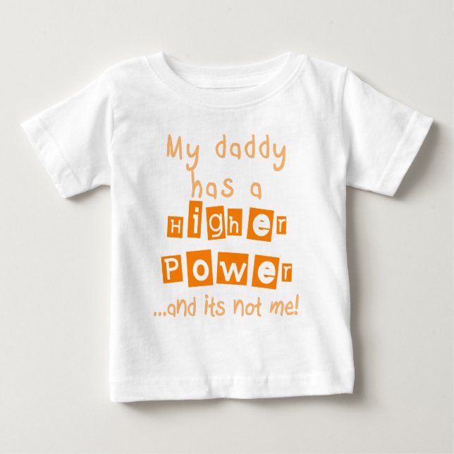 Pappa har en kraftfullare spädbarn LS Shirt - Oran Tröja (Framsida)