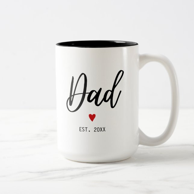 Pappa har etablerat moderna minimalister Två-Tonad mugg (Höger)