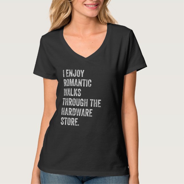 Pappa Hardware Store Verktyg T Shirt (Framsida)