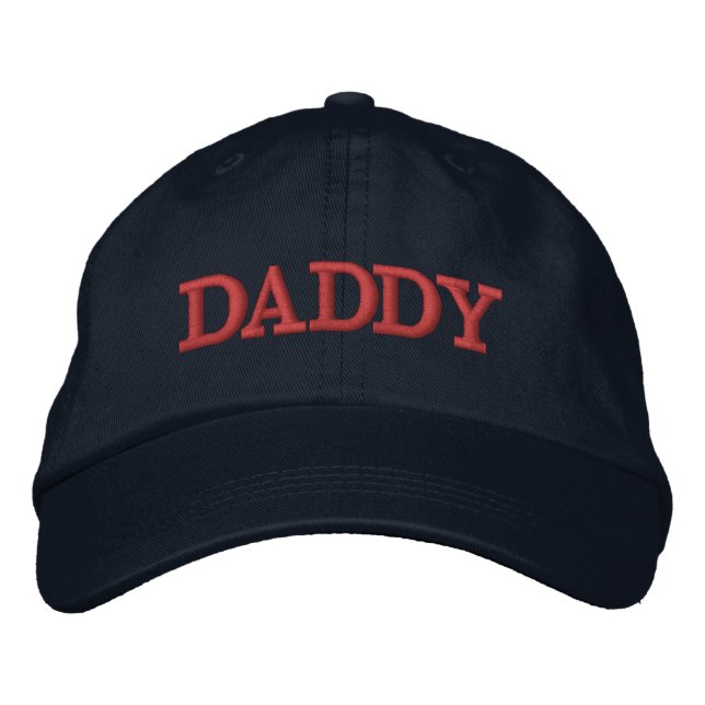Pappa Hat | Far-dagspresent Broderad Keps (Framsida)