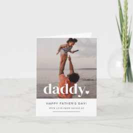 Pappa Heart - Fars dag-fotokort Inbjudan