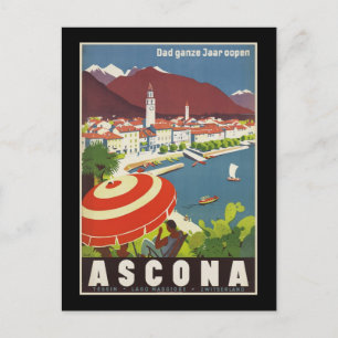 Pappa hela året öppet Ascona Vykort