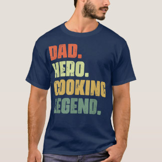 Pappa Hero Funny Professionell som kokar för C-odl T Shirt