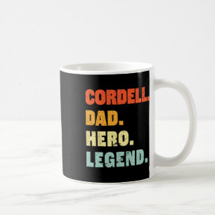 Pappa Hero Legend Personlig Anpassat namn Far D Kaffemugg