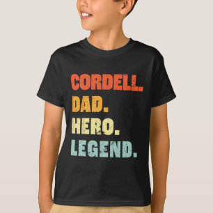Pappa Hero Legend Personlig Anpassat namn Far D T Shirt