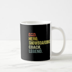 Pappa Hero Snowboarding Coach Funny Snowboarding C Kaffemugg