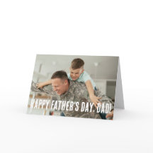 Pappa Hjälte Personlig Foto Fars Dag