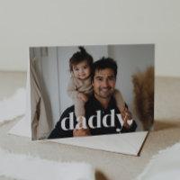 Pappa Hjärtat - Första Fars Dags Fotokort